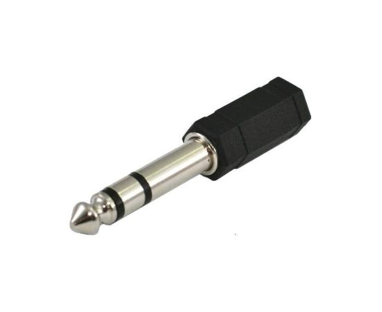 SSQ HA1 SS-1820 Adapter Jack Stereo 3,5 mm female - Jack Stereo 6,3 mm male Black Dažādi vadi