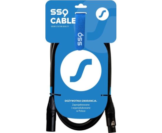 SSQ DMX5 SS-1841 Cable XLR male - XLR female 5 m Black Проводa