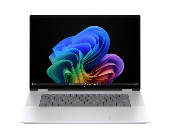HP OmniBook X Flip 16-as0003nw Ultra 7 258V 16.0"3K Touch OLED IPS 120Hz 300nits AG 32GB LPDDR5X SSD1TB Arc 140V Cam 5MPx + IR  68Wh Win11 Glacier Silver 2Y Portatīvie datori