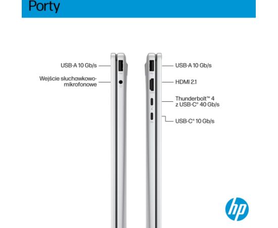 HP OmniBook X Flip 16-as0003nw Ultra 7 258V 16.0"3K Touch OLED IPS 120Hz 300nits AG 32GB LPDDR5X SSD1TB Arc 140V Cam 5MPx + IR  68Wh Win11 Glacier Silver 2Y Portatīvie datori