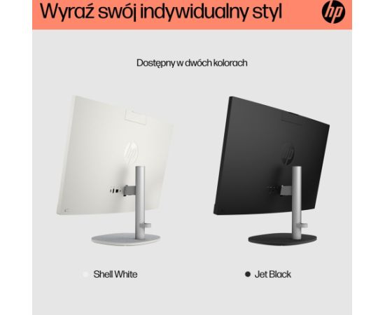 HP AIO 24-cr0144nw Ryzen 3 7320U 23.8"FHD IPS 250nits AG 8GB LPDDR5 SSD512 Radeon 610M Cam720p kB+Mouse Win11 Shell White 2Y All In One Datori (AIO)