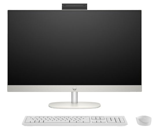 HP AIO 24-cr0184nw Ryzen 3 7320U 23.8"FHD IPS 250nits AG 16GB LPDDR5 SSD512 Radeon 610M Cam720p kB+Mouse NoOS Shell White 2Y Компьютеры All In One