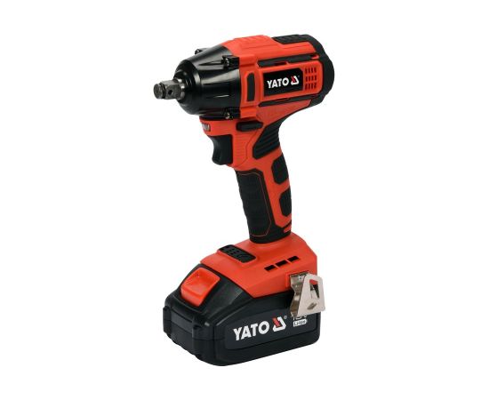 Triecienatslēga Yato YT-82802; 18 V; 1x3,0 Ah akum. Trieciena uzgriežņu pistoles ar akumulatoru