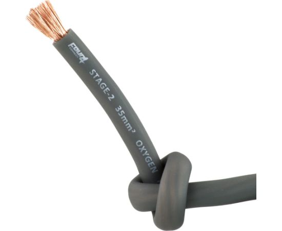 FOUR Connect 4-800216 STAGE2 35mm2 OFC power cable grey 30m Автомобильные усилители звука