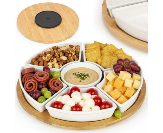 Springos Rotējoša servēšanas paplāte 30 cm KI0169 Jaunumi, mēbeles, māja