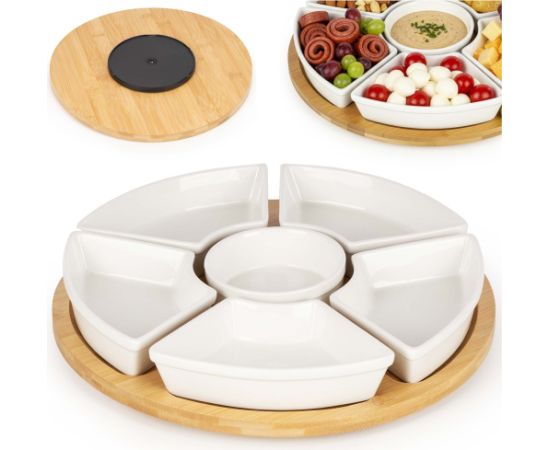 Springos Rotējoša servēšanas paplāte 30 cm KI0169 Jaunumi, mēbeles, māja