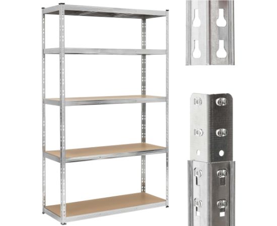 Springos Стеллаж 205 x 120 x 45 см, 5 полок HA5280 Мебель для прихожей
