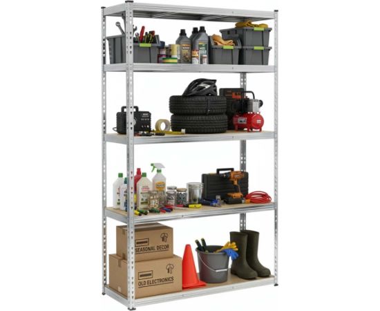 Springos Стеллаж 205 x 120 x 45 см, 5 полок HA5280 Мебель для прихожей
