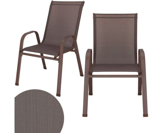 Springos Комплект садовых кресел 2 шт. 73 x 55.5 x 93 см GF0104 Dārza krēsli