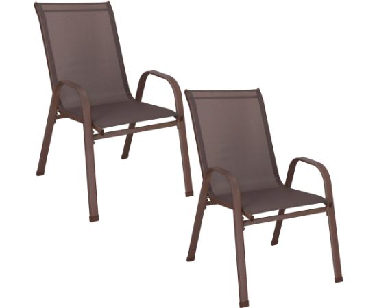 Springos Комплект садовых кресел 2 шт. 73 x 55.5 x 93 см GF0104 Dārza krēsli