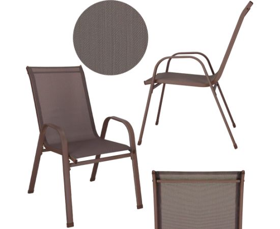 Springos Комплект садовых кресел 2 шт. 73 x 55.5 x 93 см GF0104 Dārza krēsli