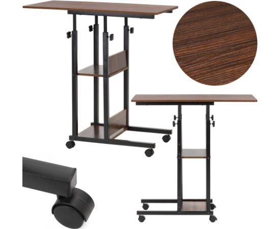 Springos Mobilais galds 73–85 x 40 x 80 cm HF0061 Priekšnama mēbeles