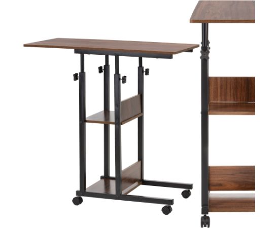 Springos Mobilais galds 73–85 x 40 x 80 cm HF0061 Priekšnama mēbeles