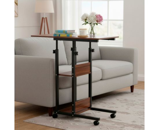 Springos Mobilais galds 73–85 x 40 x 80 cm HF0061 Priekšnama mēbeles
