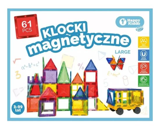 Smily Play Klocki magnetyczne 61el SmilyPlay SP85382 53822 Конструкторы