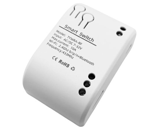 TUYA Smart Switch 1 Channel DIY Wi-Fi, RF, 10A, DC 7-32V Viedie slēdži