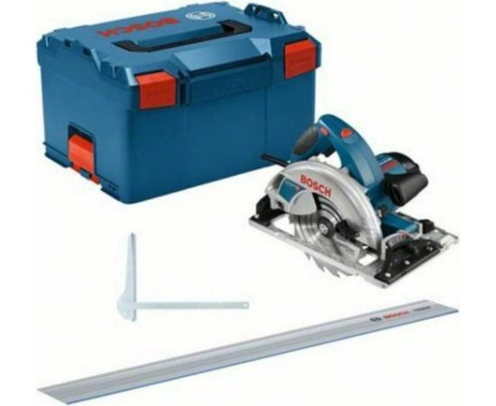 Bosch Hand-held circular saw GKS 65 GCE Professional (blue, 1800 watts, L-BOXX, guide rail FSN 1400) Новинки Для дома и сада 