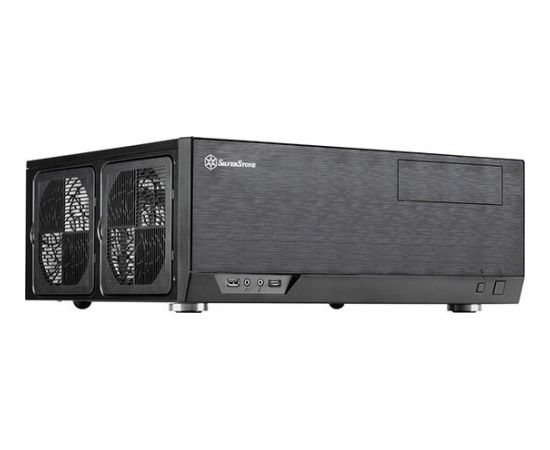 SilverStone SST-GD09B-C, HTPC housing (black) Datoru korpusi