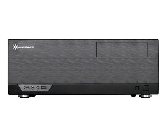 SilverStone SST-GD09B-C, HTPC housing (black) Datoru korpusi