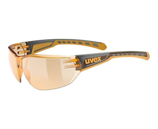 Okulary rowerowe UVEX Equate, smoke/orange Saules Brilles