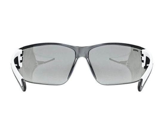 Okulary rowerowe UVEX Equate, white matt/mir.silver Saules Brilles