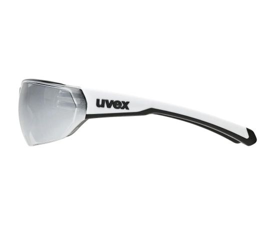 Okulary rowerowe UVEX Equate, white matt/mir.silver Saules Brilles