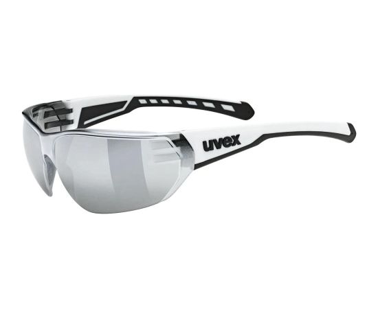 Okulary rowerowe UVEX Equate, white matt/mir.silver Saules Brilles