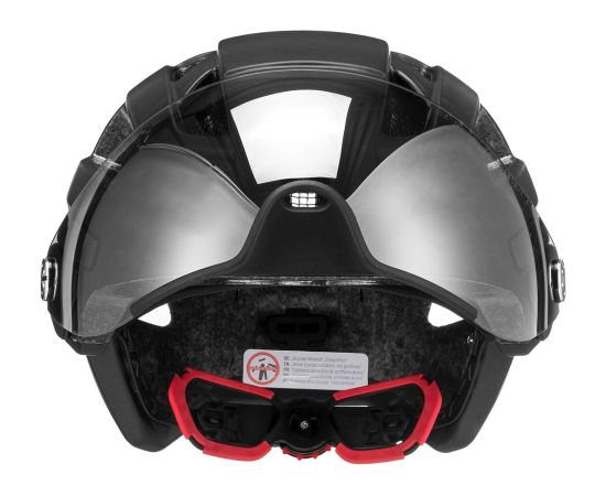 Kask rowerowy UVEX Finale visor 56-61cm, black matt Велосипедные шлемы