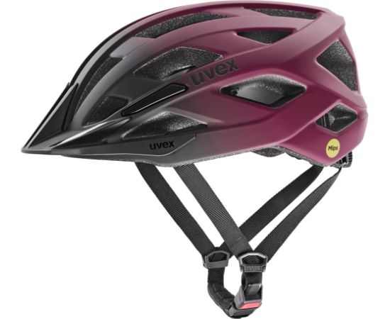 Kask rowerowy UVEX I-vo 2 MIPS 56-60cm, cranberry/black matt Велосипедные шлемы