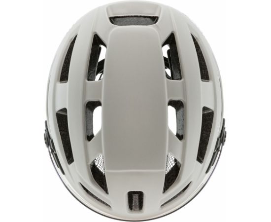 Kask rowerowy UVEX Finale visor 56-61cm, sand/white matt Велосипедные шлемы