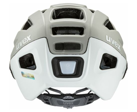 Kask rowerowy UVEX Finale visor 56-61cm, sand/white matt Велосипедные шлемы