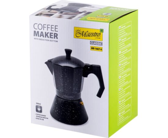 Coffee machine for 6 cups MR-1667-6 MAESTRO Чайники (со свистком)
