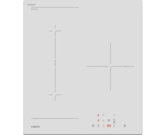MPM-45-IM-16/W built-in induction hob, white Iebūvējama virsma - Indukcijas