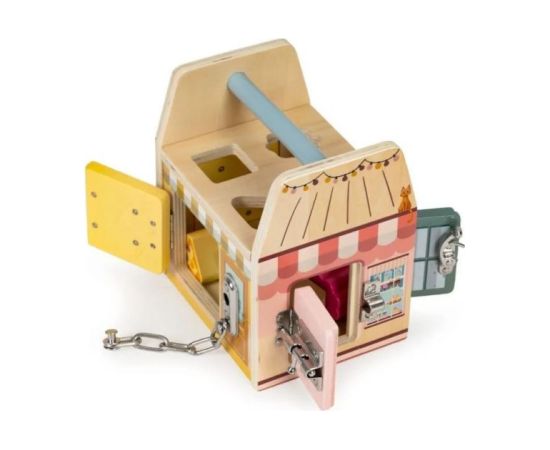 Gerardo's Toys koka slēdzeņu māja, 18m+ - GT61243 Развивающие игры