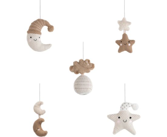 Baby's only muzikālais karuselis, 0+, Heaven clay/ Warm linen - BO-814.023.060.50 Игрушки для малышей