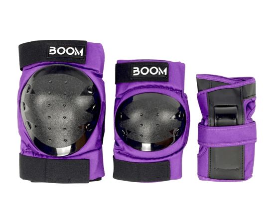 Boom Classic aizsargu komplekts, S izmērs, violets - 104577 Aizsargi velobraucējam