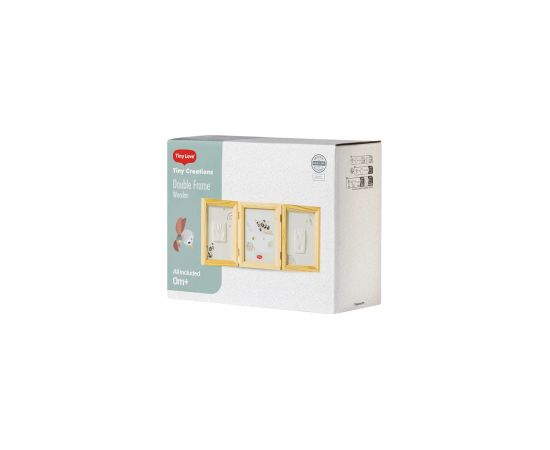 Tiny Love Double Frame komplekts mazuļa pēdiņu/rociņu nospieduma izveidošanai, koka - 3333166081 Детское искусство Baby Art