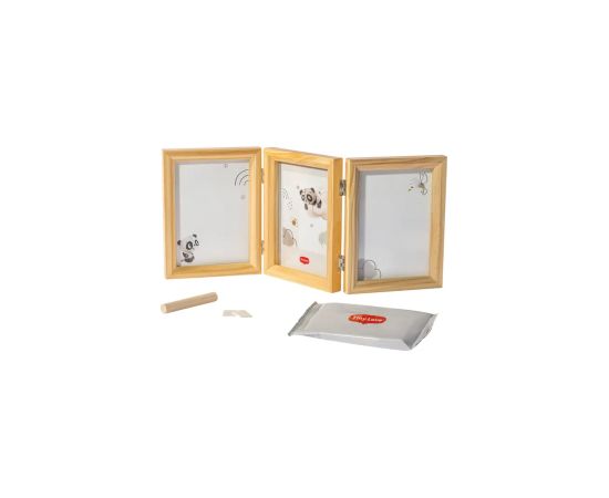 Tiny Love Double Frame komplekts mazuļa pēdiņu/rociņu nospieduma izveidošanai, koka - 3333166081 Детское искусство Baby Art