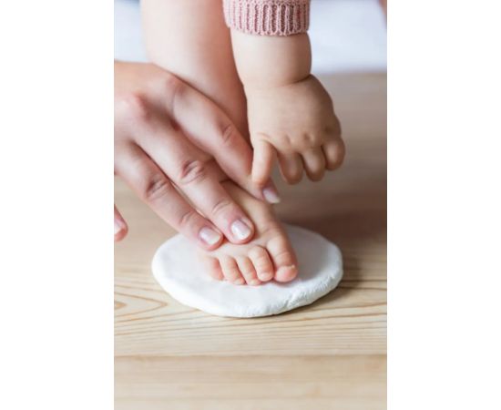 Tiny Love Double Frame komplekts mazuļa pēdiņu/rociņu nospieduma izveidošanai, balts - 3333166061 Детское искусство Baby Art