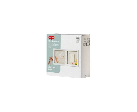 Tiny Love Simple Frame komplekts mazuļa pēdiņas vai rociņas nospieduma izveidošanai, balts - 3333166051 Детское искусство Baby Art