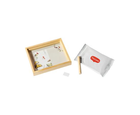 Tiny Love Simple frame wooden komplekts mazuļa pēdiņu vai rociņu nospieduma izveidošanai - 3333166071 Детское искусство Baby Art