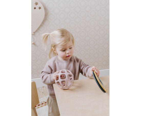 Baby's only silikona zobgrauznis bumba, 0+, Old pink - BO-860.862.007.50 Игрушки для малышей