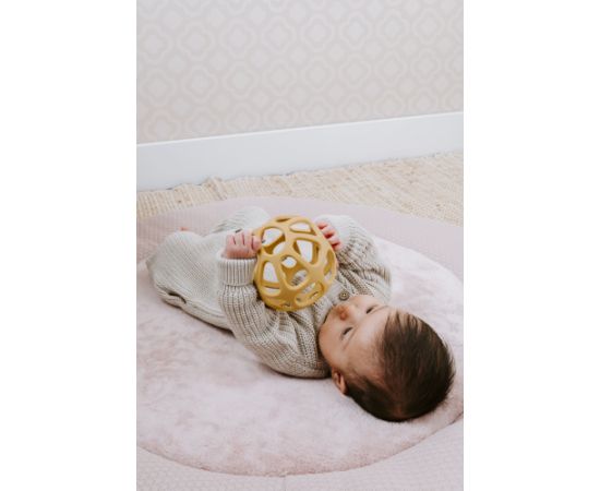 Baby's only silikona zobgrauznis bumba, 0+, Ochre - BO-860.862.017.50 Игрушки для малышей
