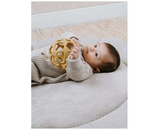 Baby's only silikona zobgrauznis bumba, 0+, Ochre - BO-860.862.017.50 Игрушки для малышей