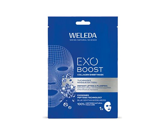Weleda Modrý hořec a protěž alpská Mask - Kolagenová pleťová maska 20ml Smaržas - NESAKĀRTOTS