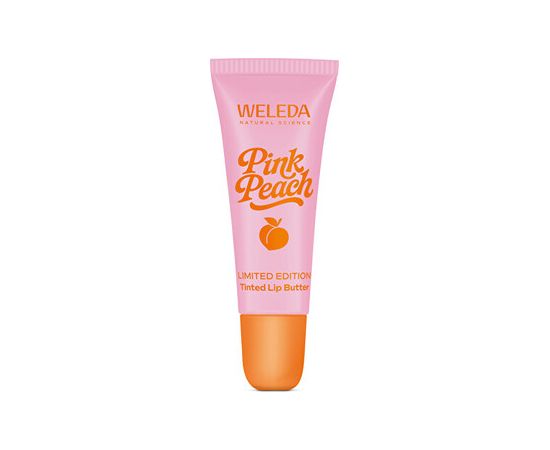 Weleda Pink Peach Tinted Lip Butter - Tónovaný balzám na rty 7ml Smaržas - NESAKĀRTOTS
