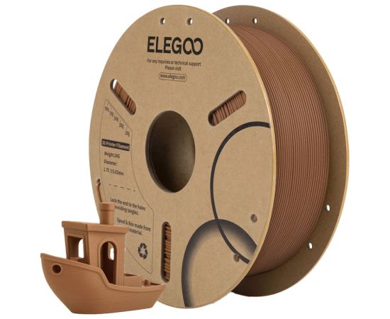 Elegoo PLA Wood filament (Indian oak) 3D Printeri un lāzergravētāji