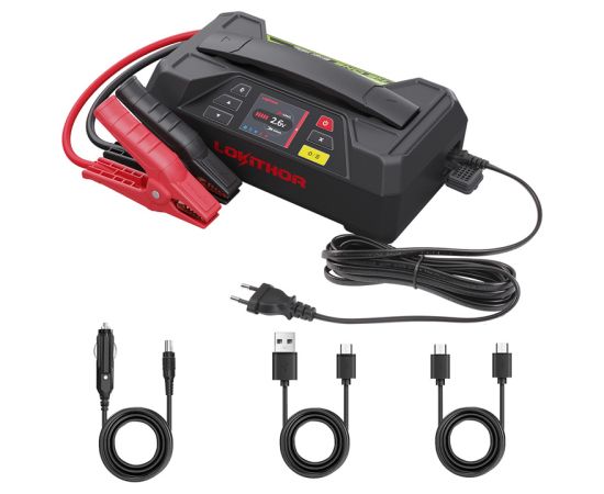 LOKITHOR JTC4250 89.6 Wh 4250 A Starting Unit Akumulatoru lādētāji, starteri