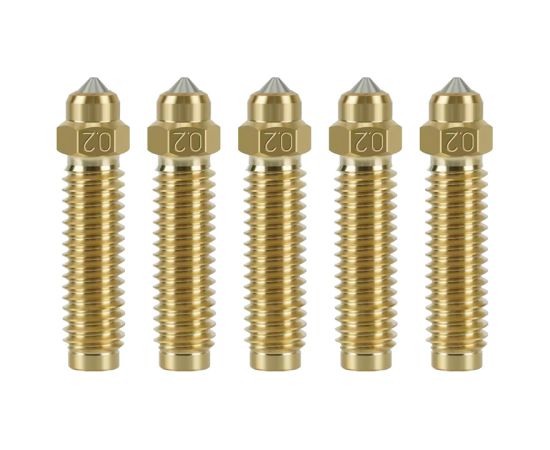 0.2 mm hardened brass nozzle set for ELEGOO Centauri Carbon 3D Printeri un lāzergravētāji