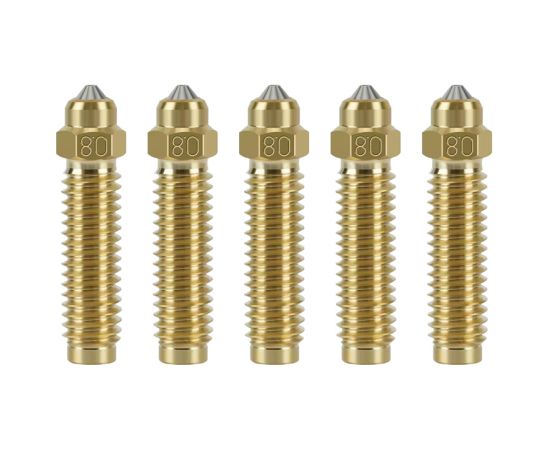 0.8 mm hardened brass nozzle set for ELEGOO Centauri Carbon 3D Printeri un lāzergravētāji